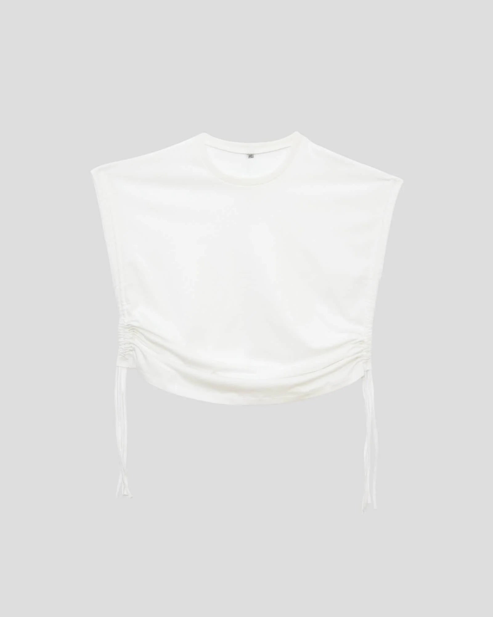 Baserange - Débardeur Stele Off White - Jersey de coton régénératif - Tops - TTST-RC-SU26