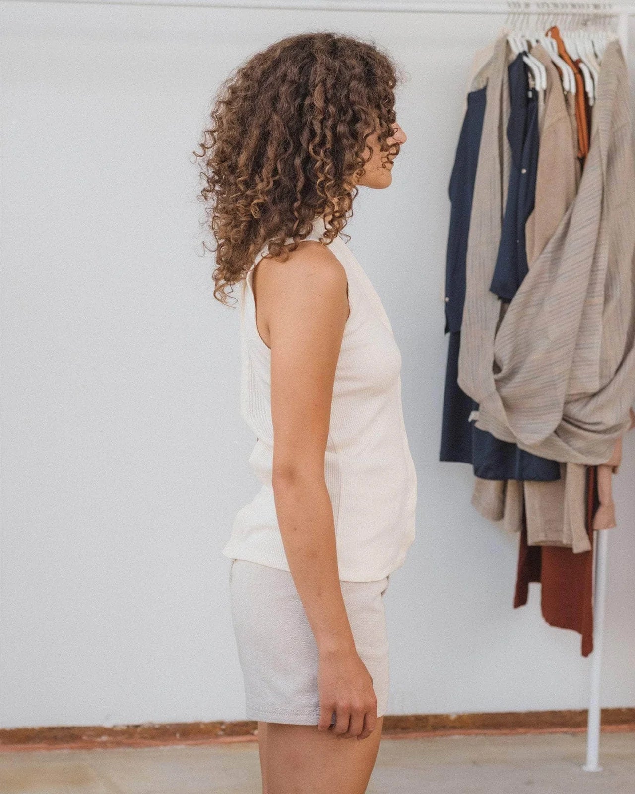 Baserange - Débardeur Tank Tav Snaps - Coton Recyclé Côtelé - Tops - 