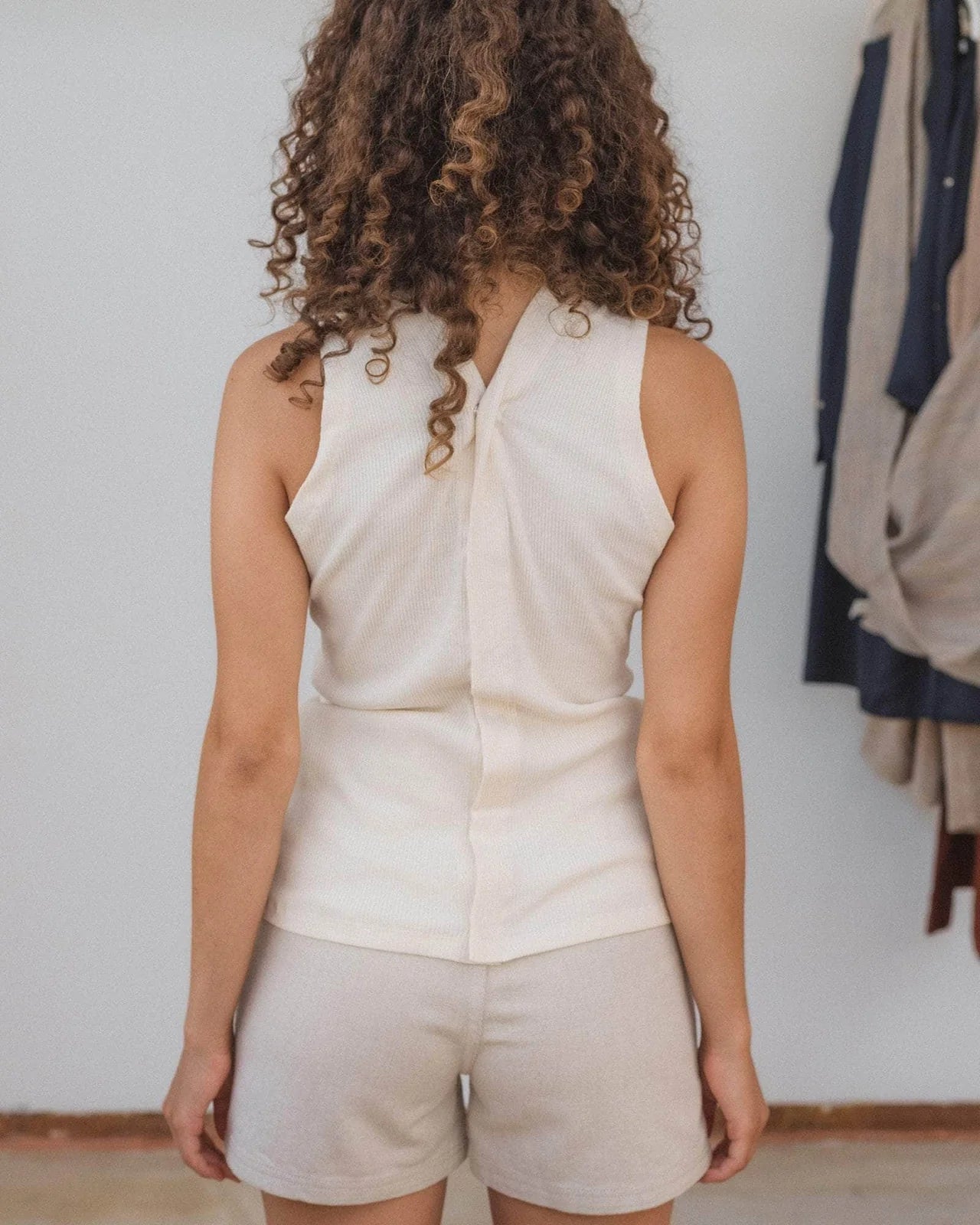 Baserange - Débardeur Tank Tav Snaps - Coton Recyclé Côtelé - Tops - 