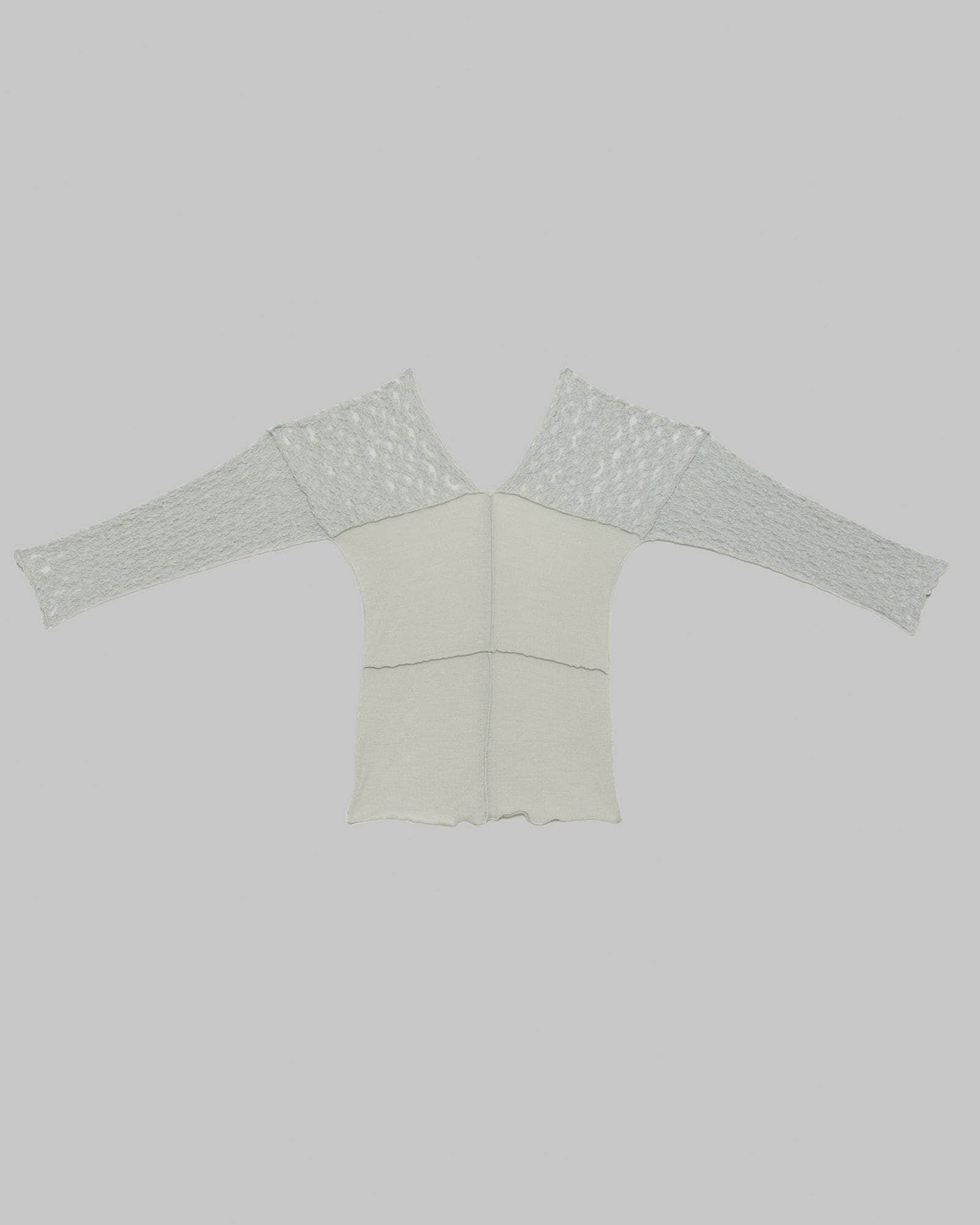 Baserange - Nehru Long Sleeve Tee - Conta Green - Tops - TTNLS-LA-WI25