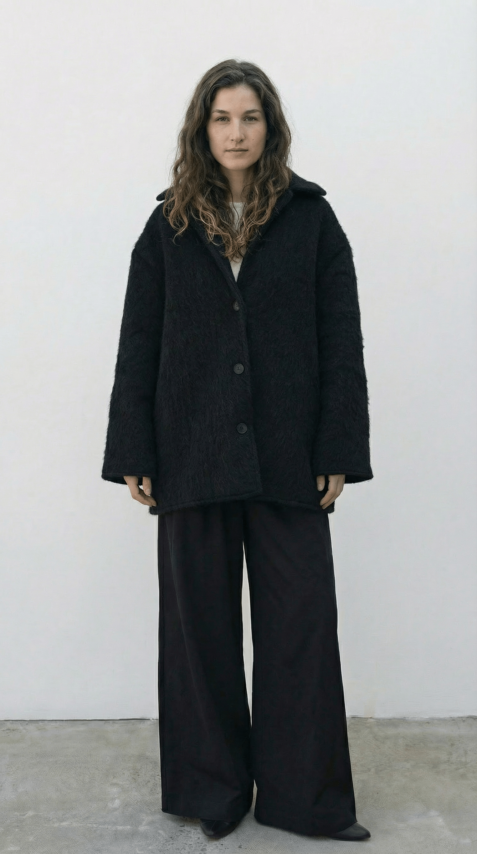 Baserange - Pyrénées Jacket - Black - Vestes et Manteaux - OUPJ-BW-WI25