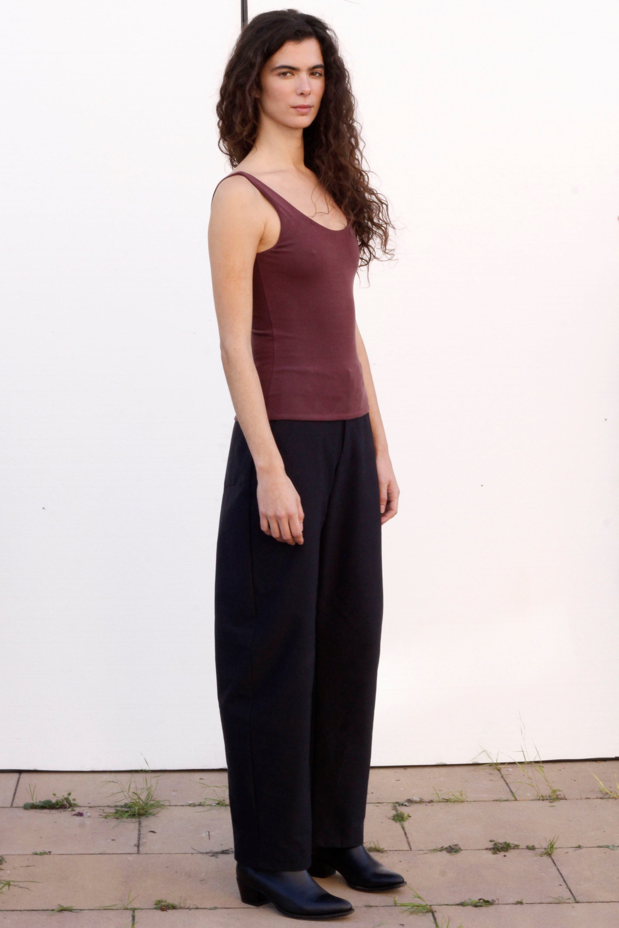 Blacktogrey - Pisa Top - Wine - Tops - BTG-736