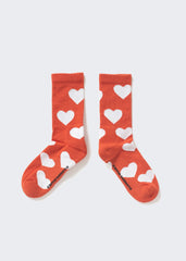 Carne Bollente - It Smells Love Socks - Orange - chaussettes - SS24SK0202