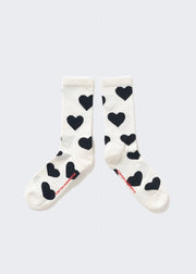 Carne Bollente - It Smells Love Socks - White - chaussettes - SS24SK0202