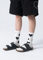 Carne Bollente - It Smells Love Socks - White - chaussettes - SS24SK0202