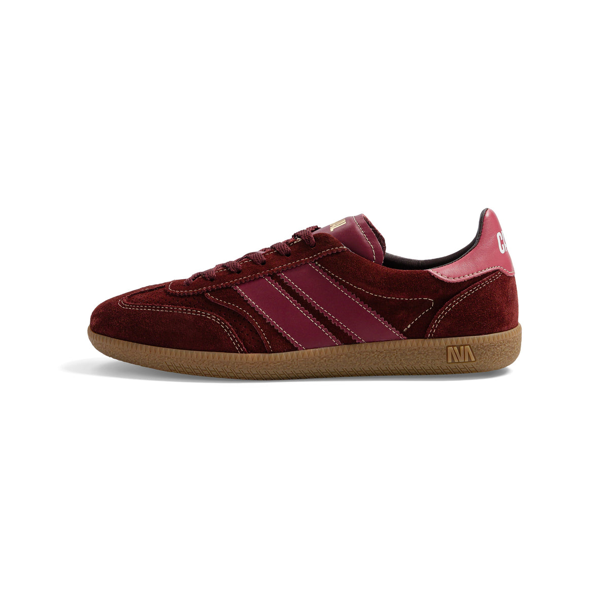 Caval – Baskets Pulse – Burgundy Crush, vue de profil, chaussure gauche