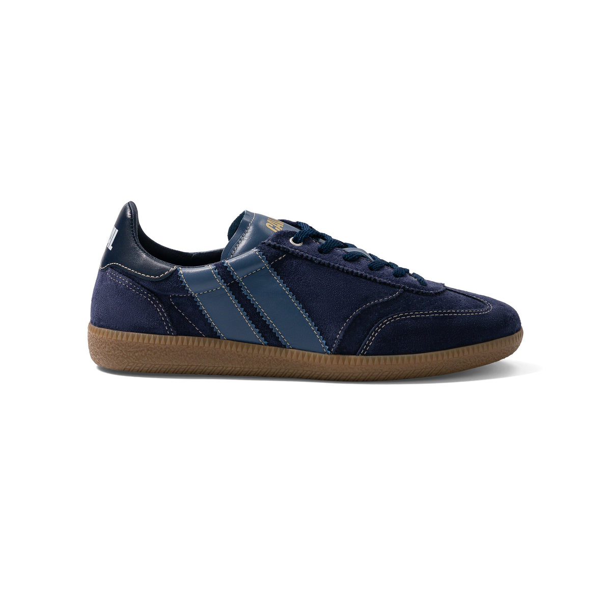 Caval – Baskets Pulse – Deep Blue, vue de profil, chaussure droite