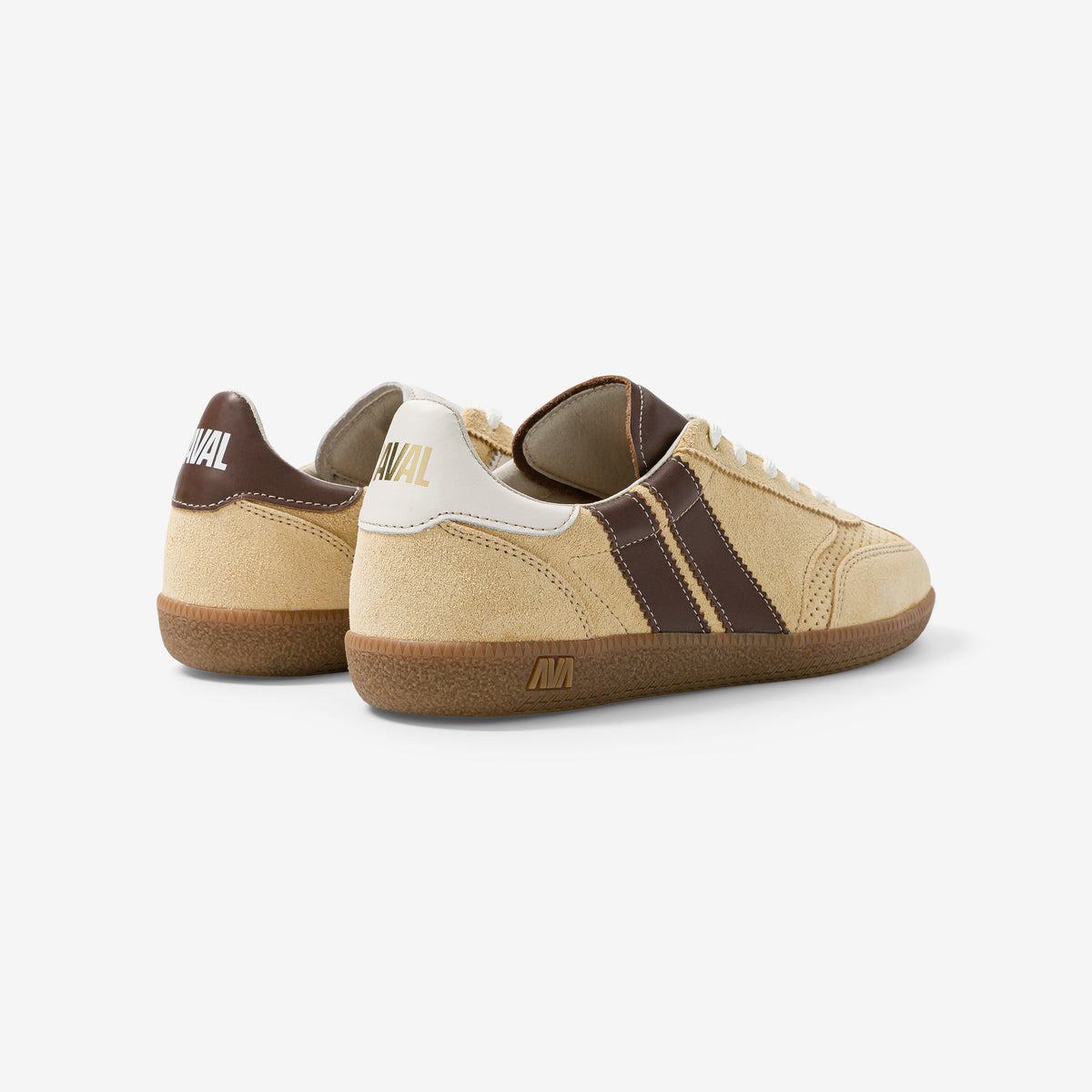Caval – Baskets Pulse – Mocha Dune, paire vue de l’arrière