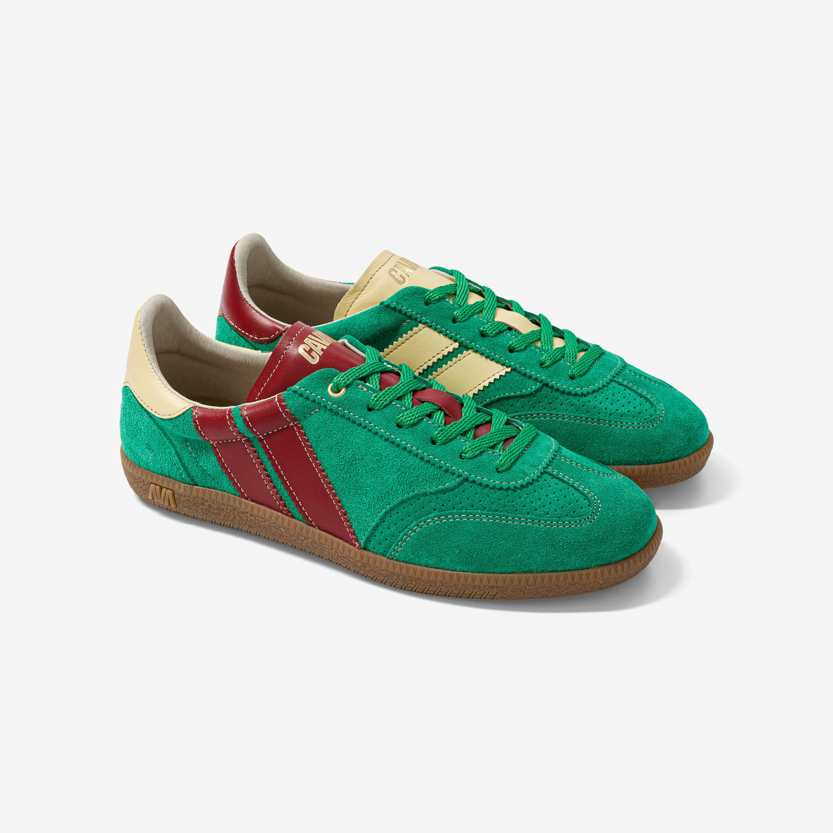 Caval – Baskets Pulse – Pine Berry, paire vue de trois quarts
