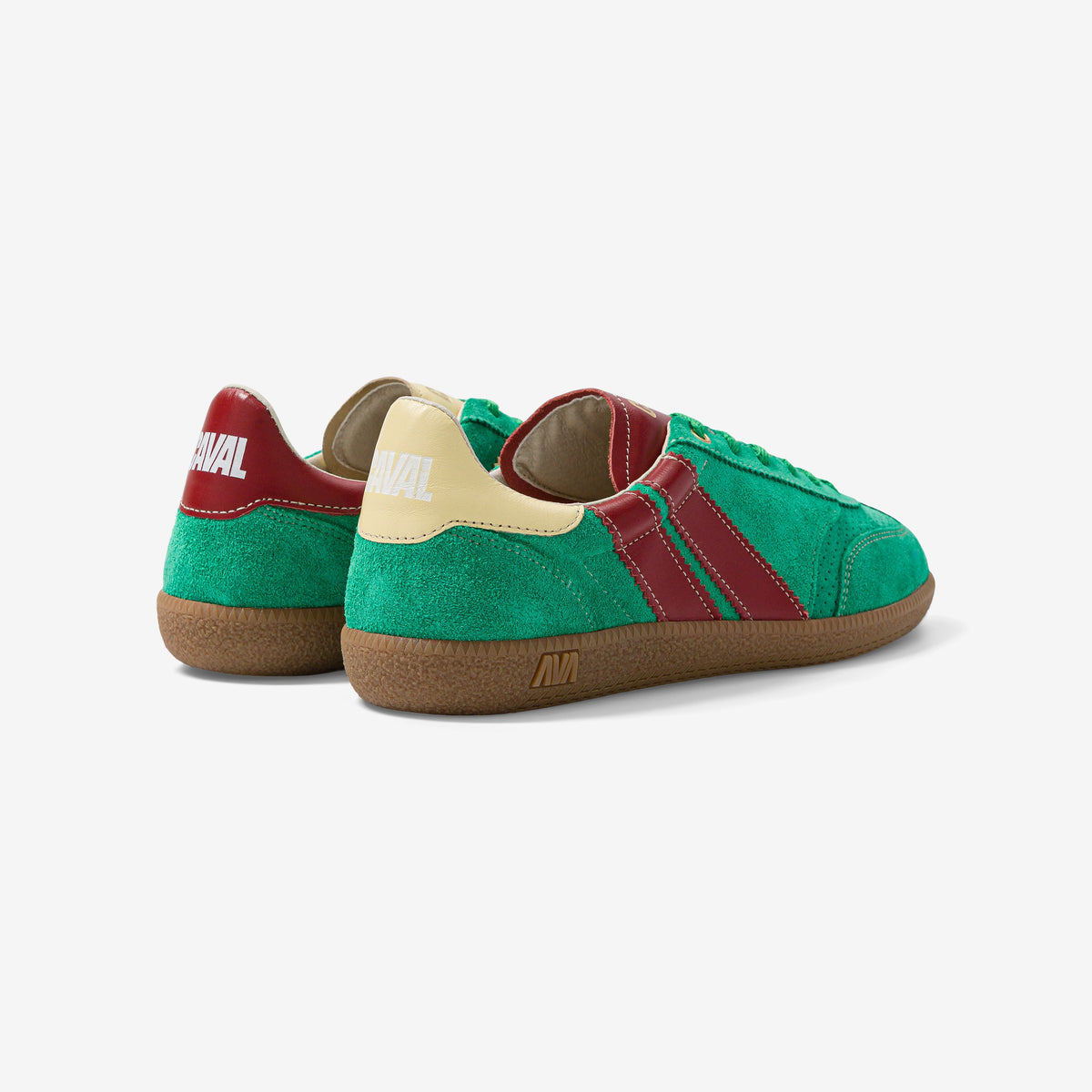 Caval – Baskets Pulse – Pine Berry, paire vue de l’arrière