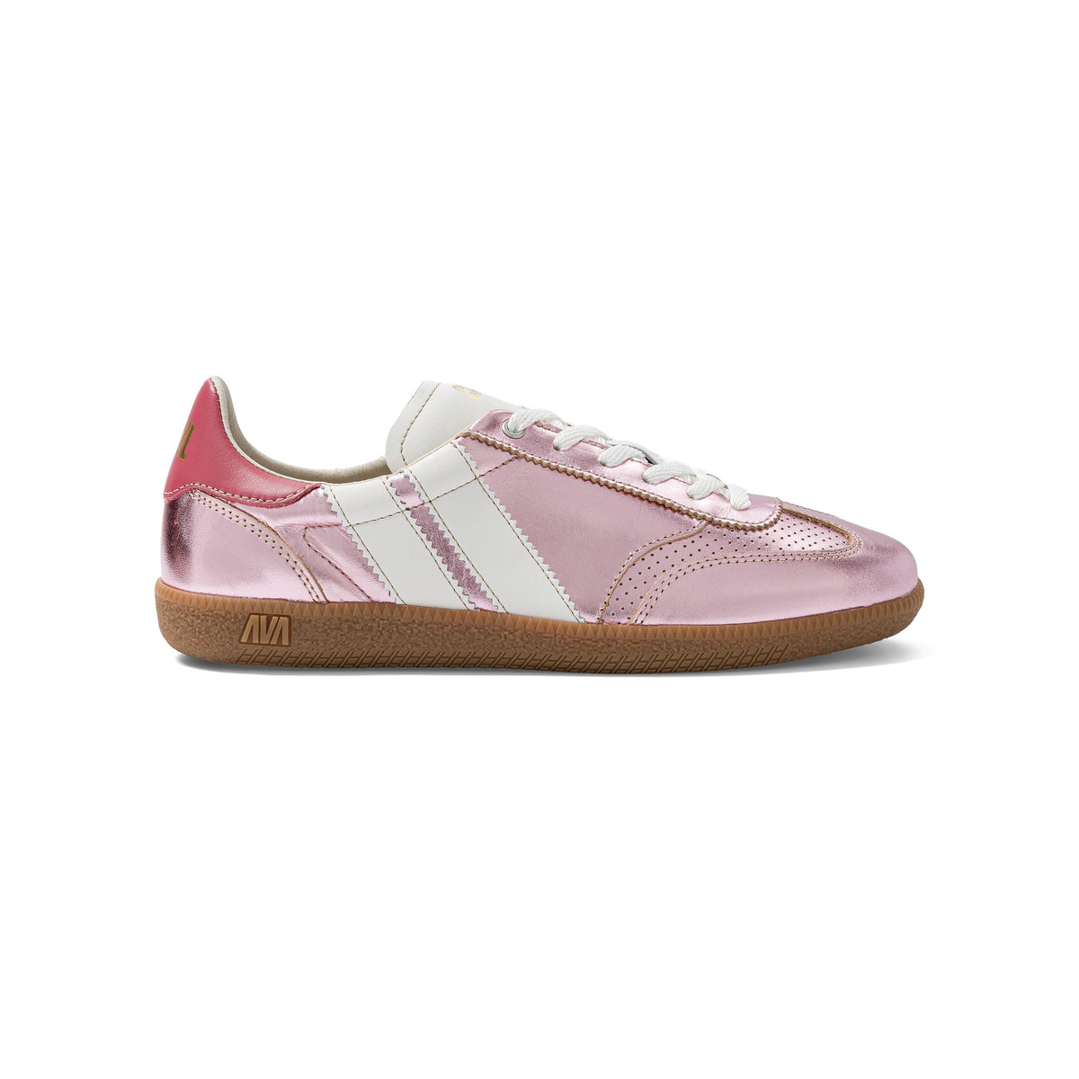 Caval – Baskets Pulse – Pink Pearl, vue de profil, chaussure droite