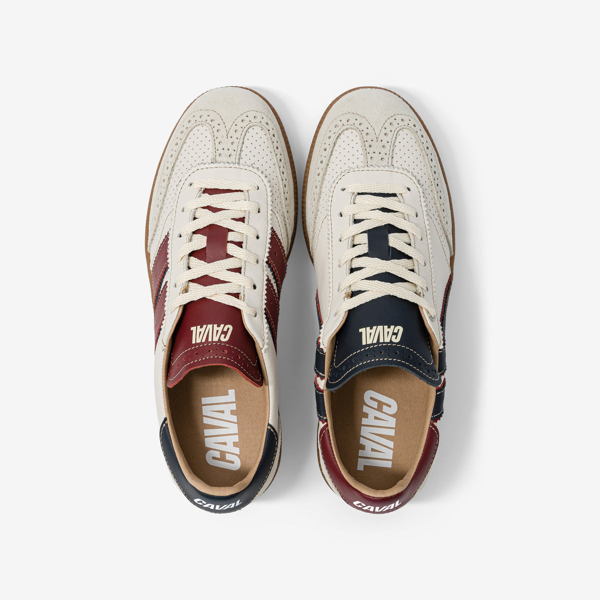 Caval – Baskets Pulse – White Crocket, vue de dessus