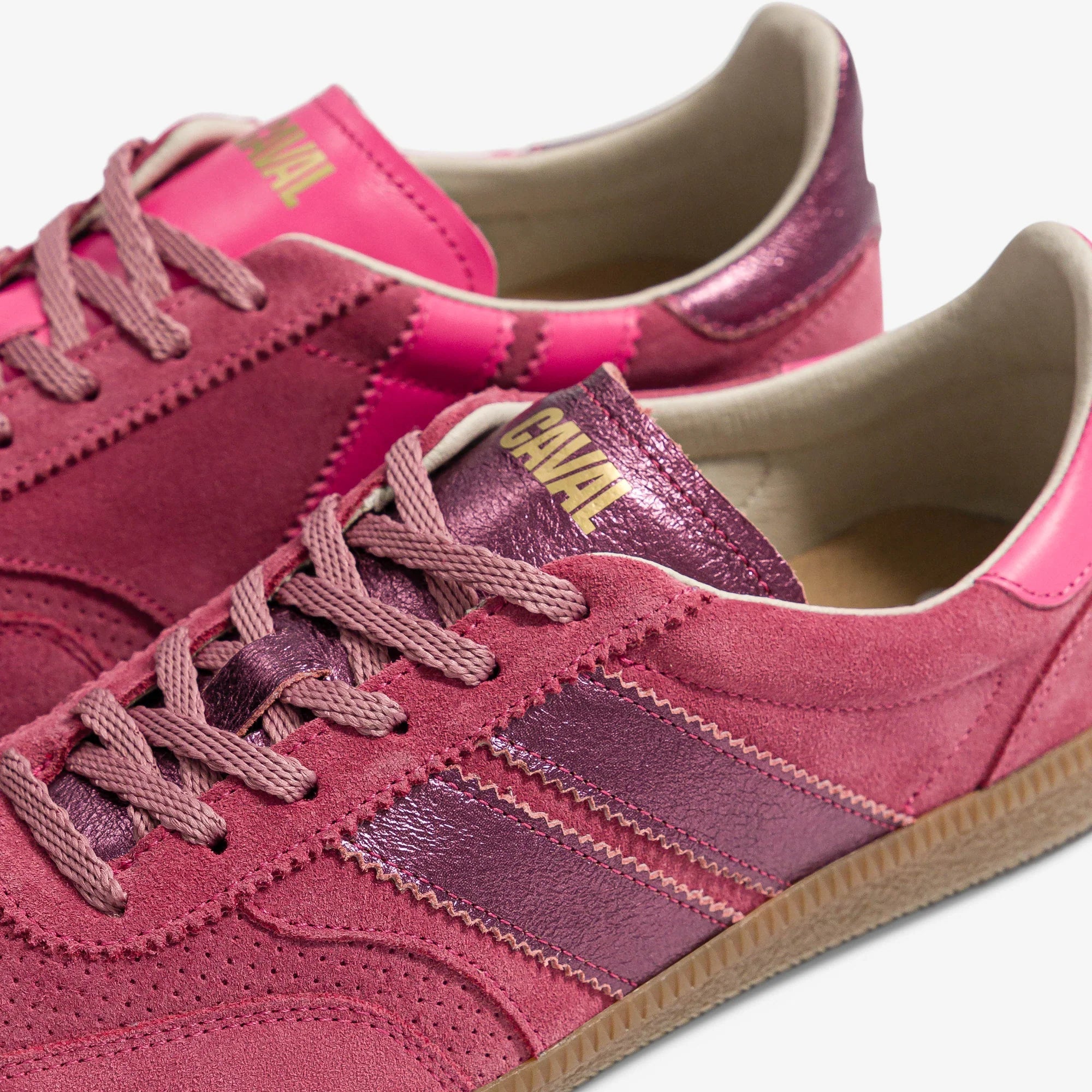 Caval - Baskets Metallic Bambino - Rose Barbie Métallisé - Chaussures - CAVA - BASPUL - 34