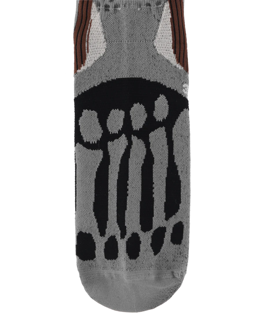 ROA - Bones Long Socks Dark Brown