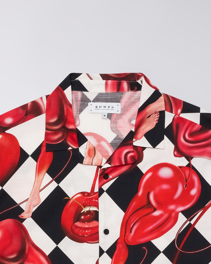 Edwin - Miki Kim Cherry Shirt SS - Multicouleur