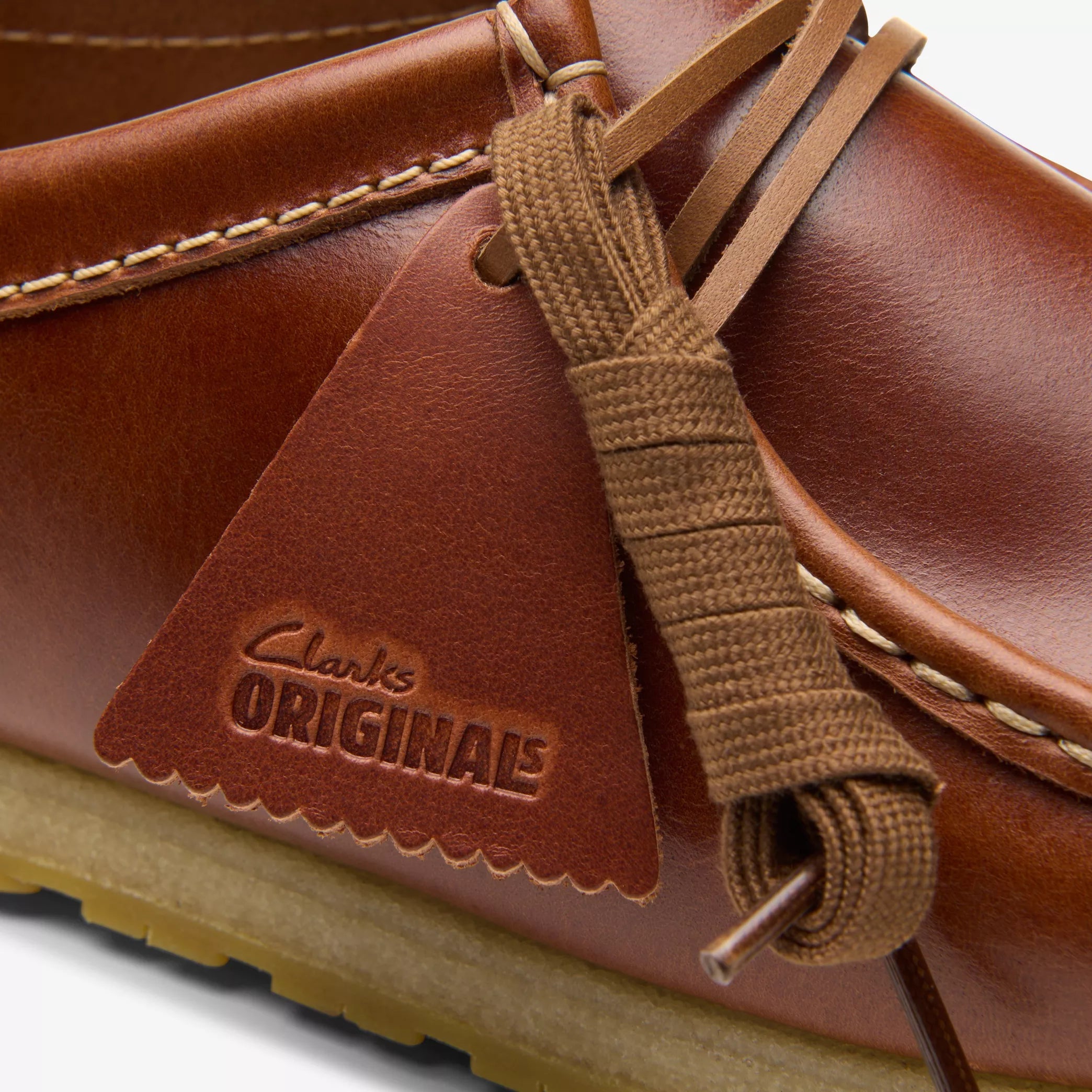 Clarks - Godney Lace - Brown Leather - Chaussures - 26181128