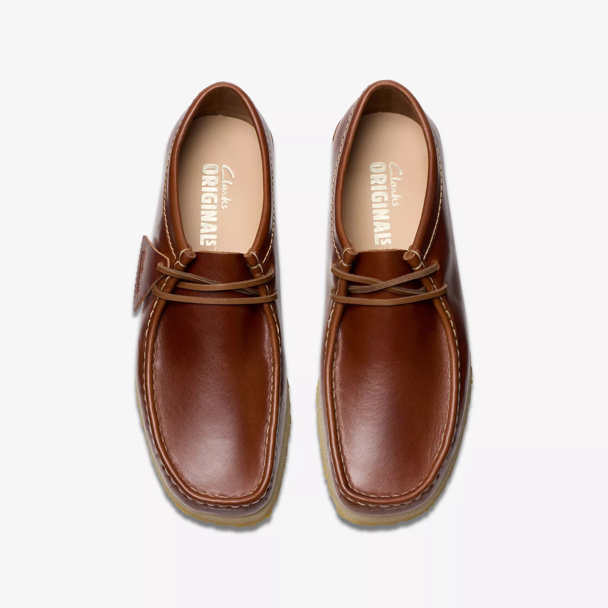 Clarks - Godney Lace - Brown Leather - Chaussures - 26181128