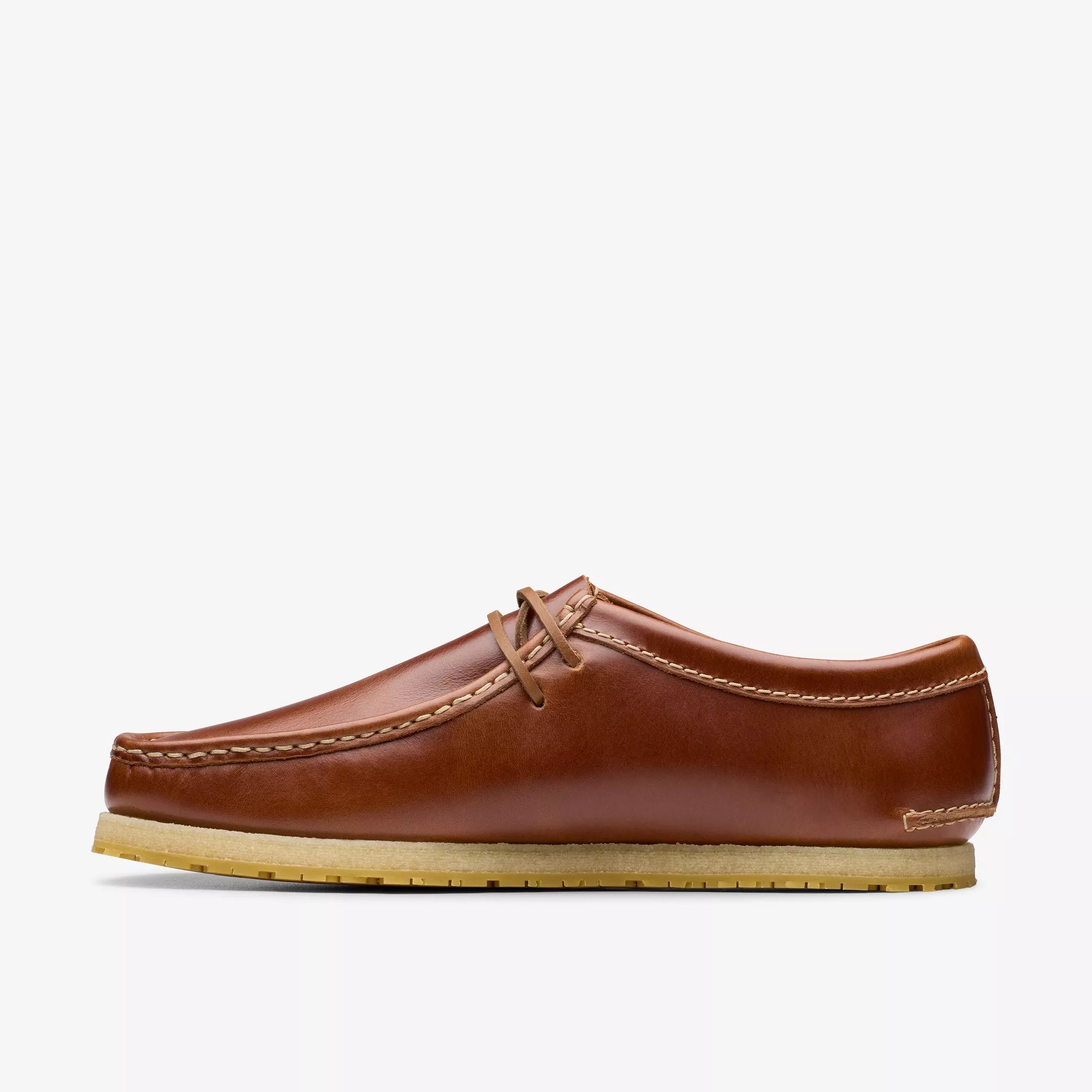 Clarks - Godney Lace - Brown Leather - Chaussures - 26181128