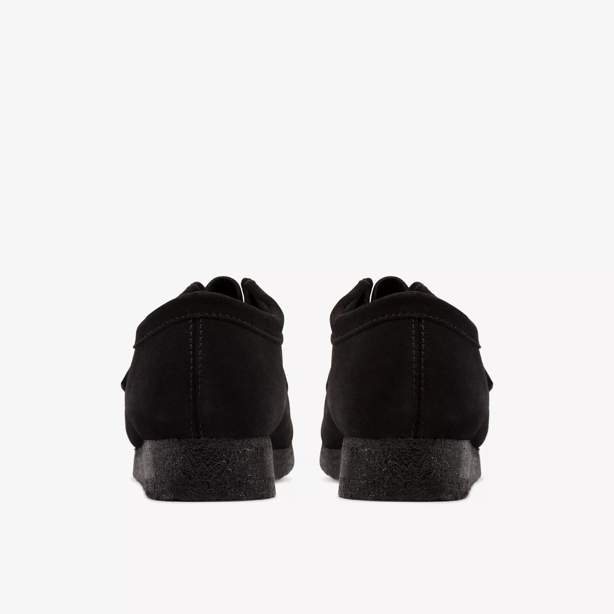 Clarks - Wallabee - Black Suede - Chaussures - 26155519