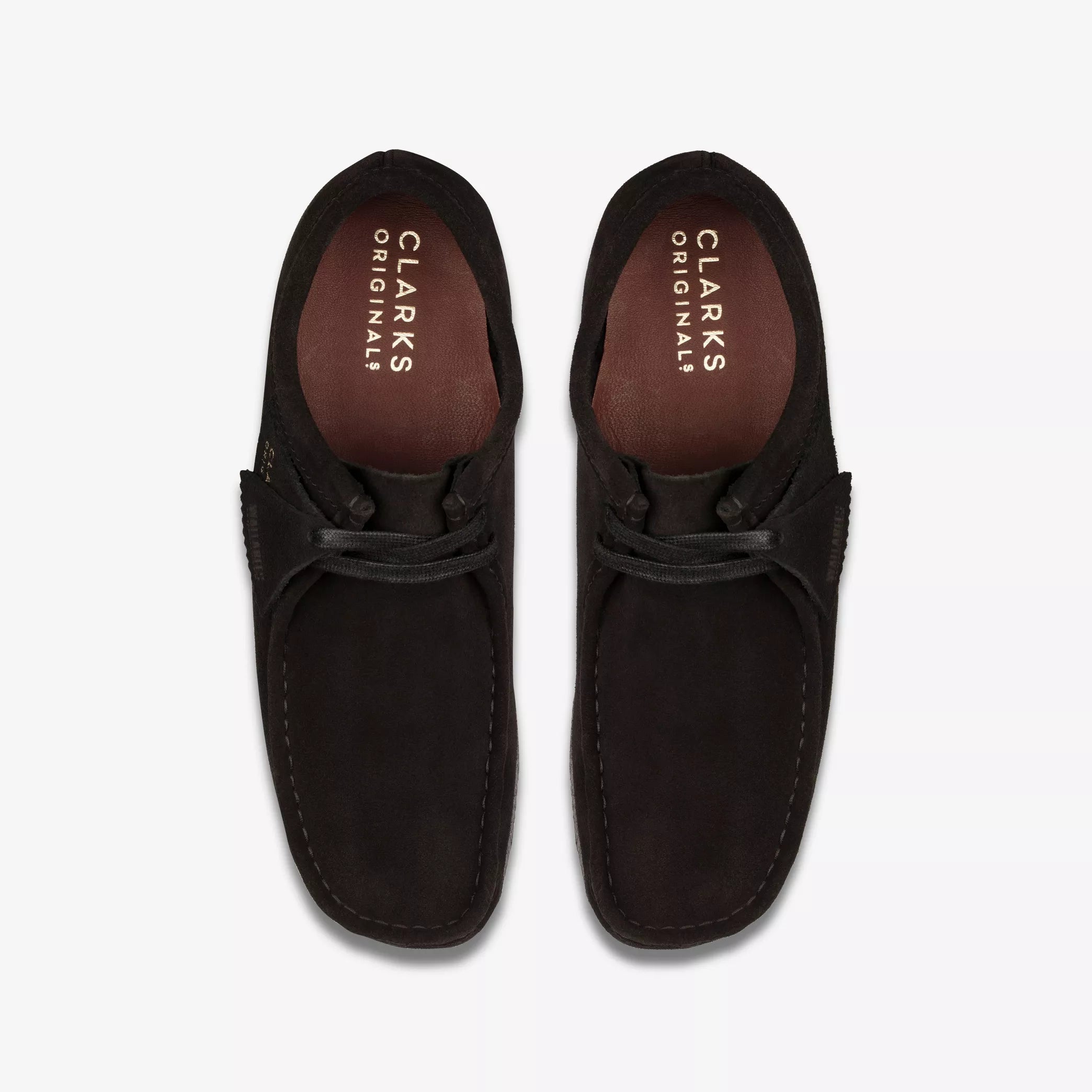 Clarks - Wallabee - Black Suede - Chaussures - 26155519