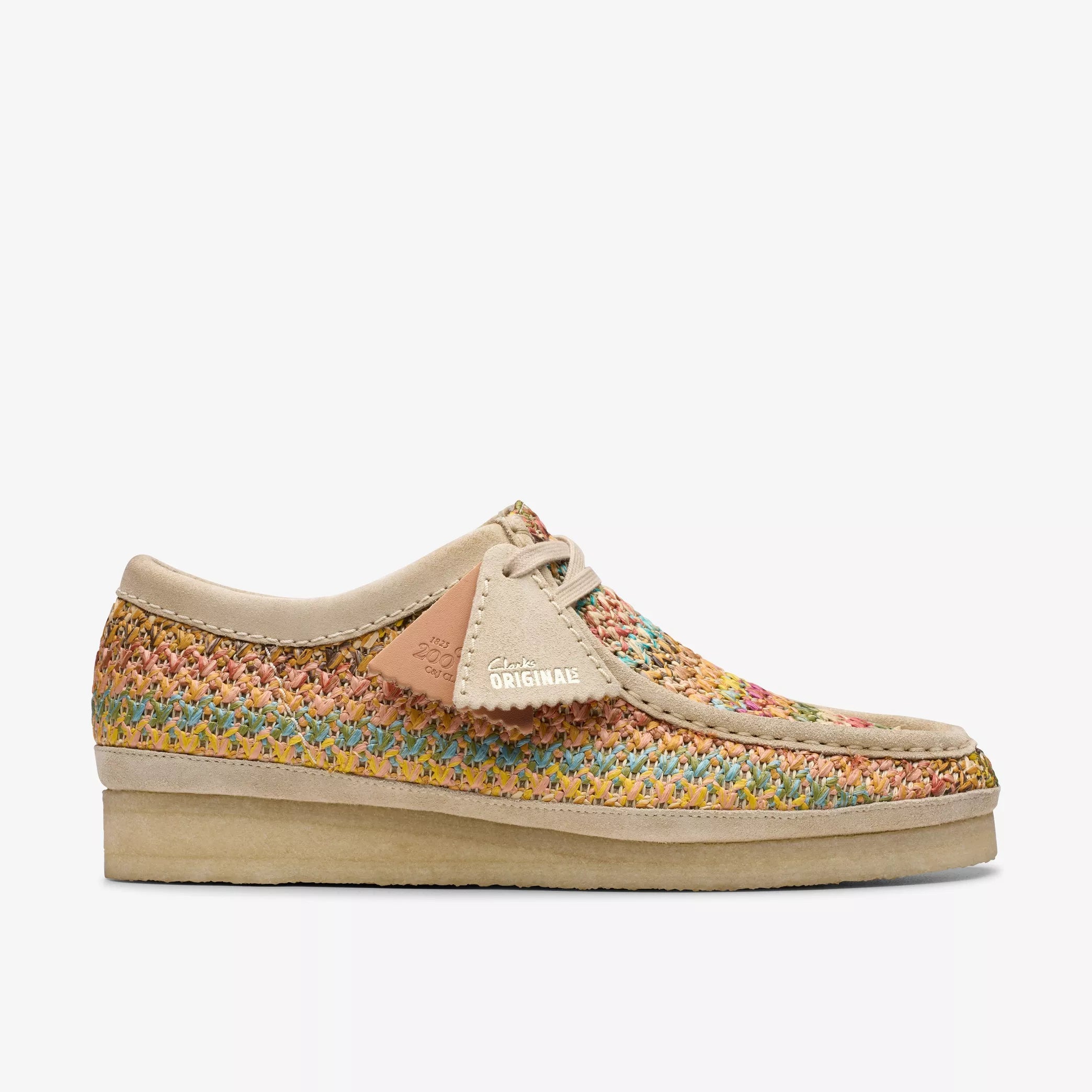 Clarks - Wallabee - Raffia Multicolor - Chaussures - 26180640