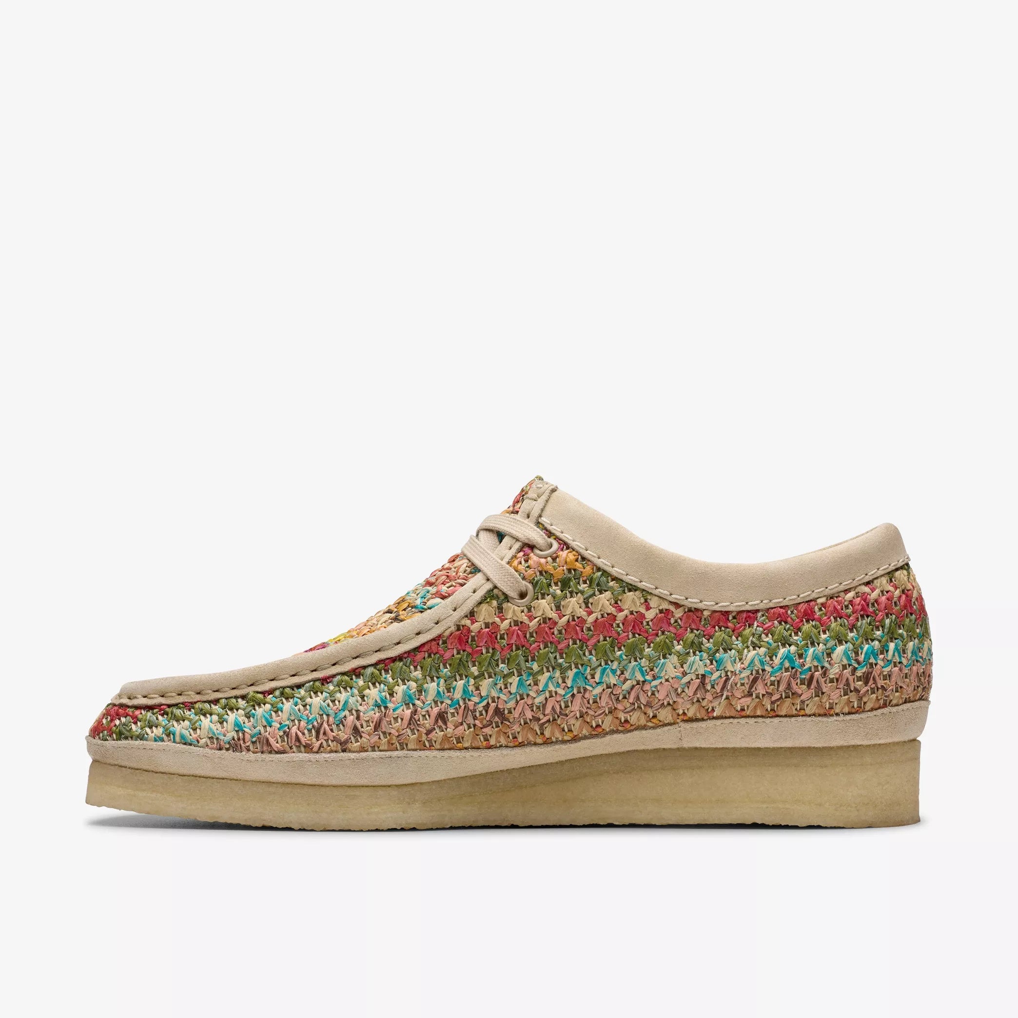 Clarks - Wallabee - Raffia Multicolor - Chaussures - 26180640