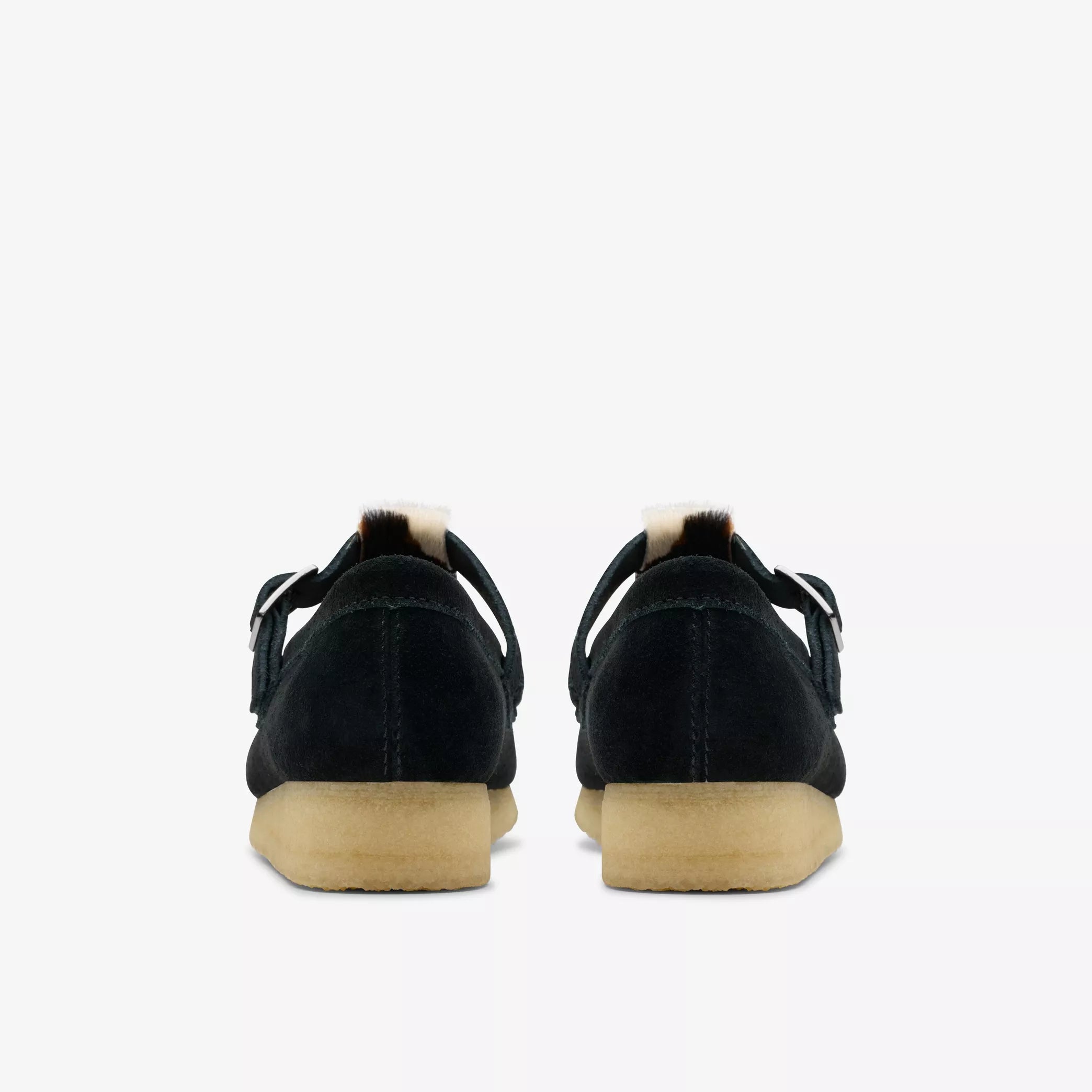 Clarks Woman - Wallabee T Bar - Black Interest - Chaussures - 26180686