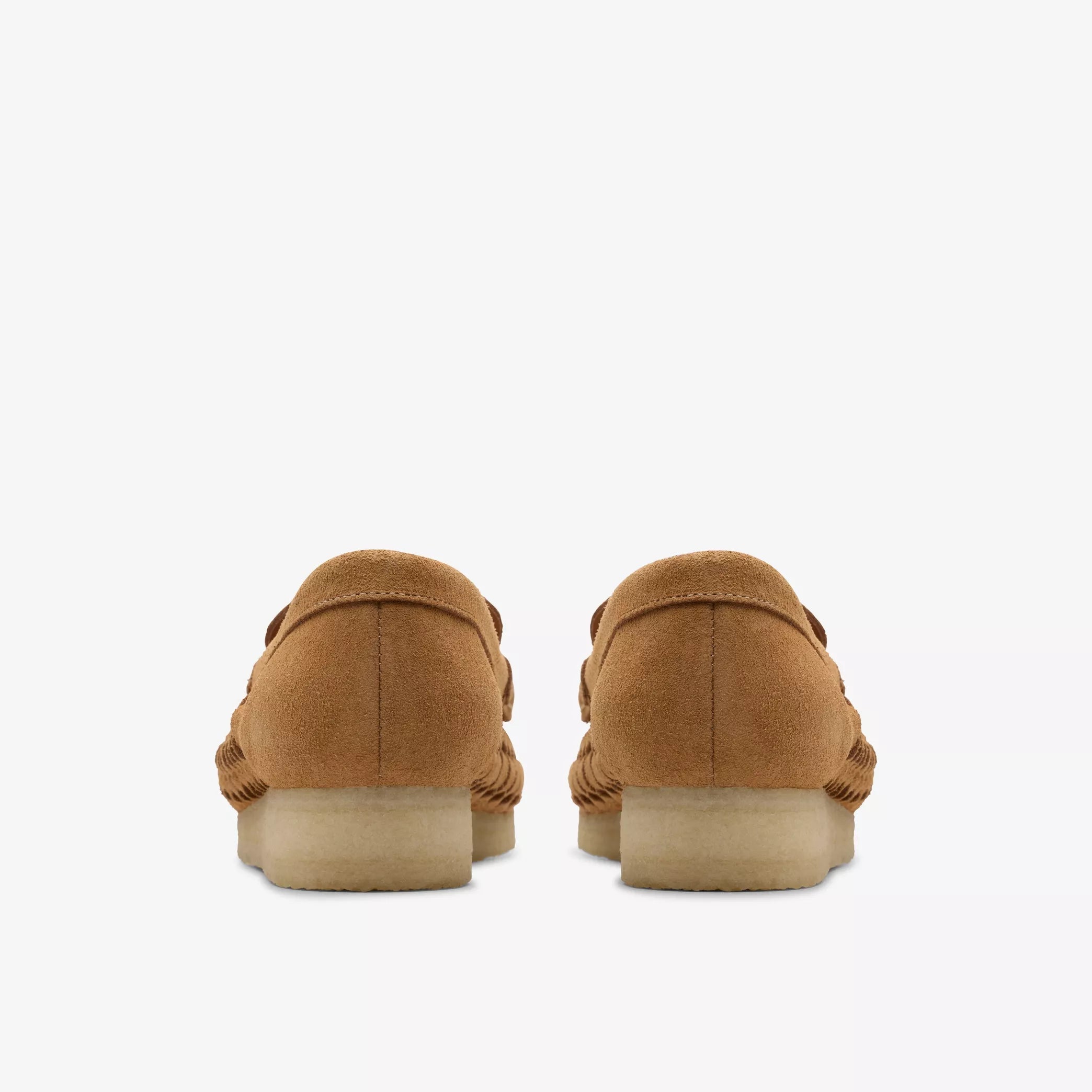 Clarks Woman - WB Loafer Weave - Tan Suede - Chaussures - 26180623