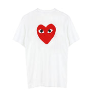 Comme Des Garçons PLAY - T-shirt AX - T222 - Blanc - T-shirts - AX - T222 - 051 - 1