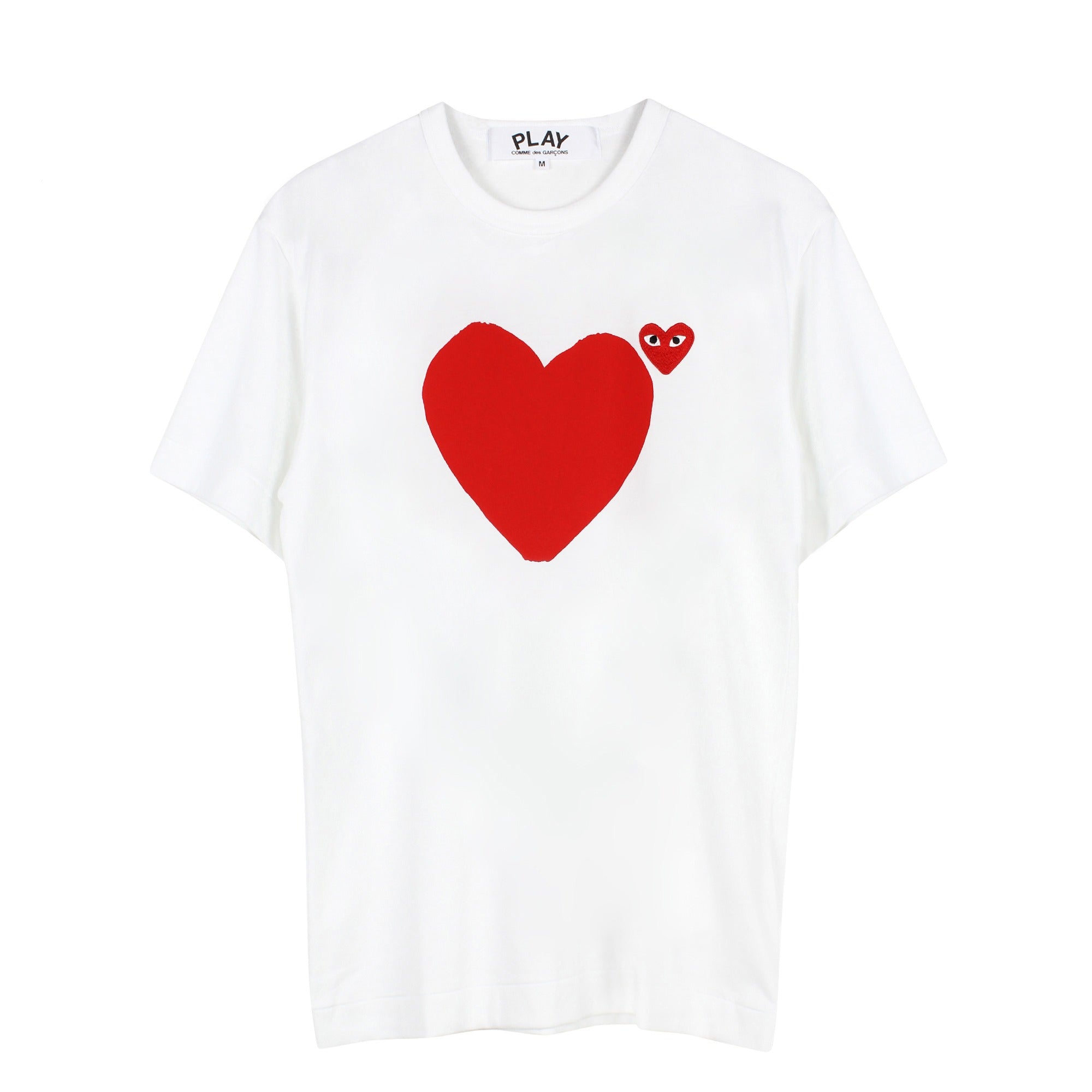 Comme Des Garçons PLAY - T-shirt AX - T222 - Blanc - T-shirts - AX - T222 - 051 - 1