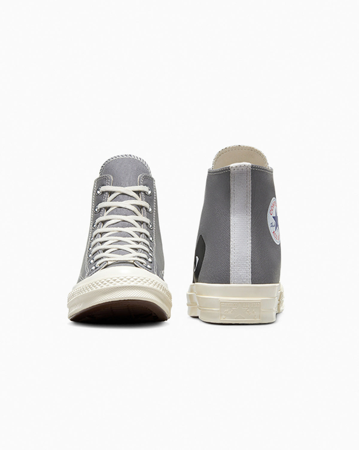 Comme Des Garçons Play x Converse – Sneakers Chuck 70 Hi – Grigio, paio, vista posteriore