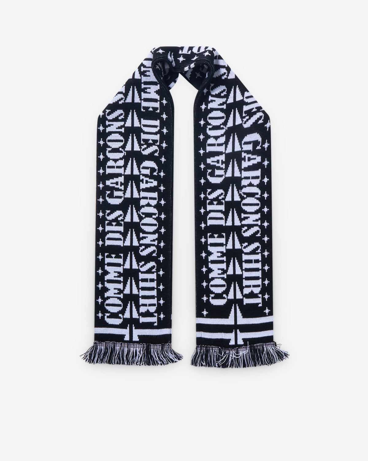 Comme Des Garçons SHIRT - Écharpe - Black/White-Accessoires-FR-K402-W26