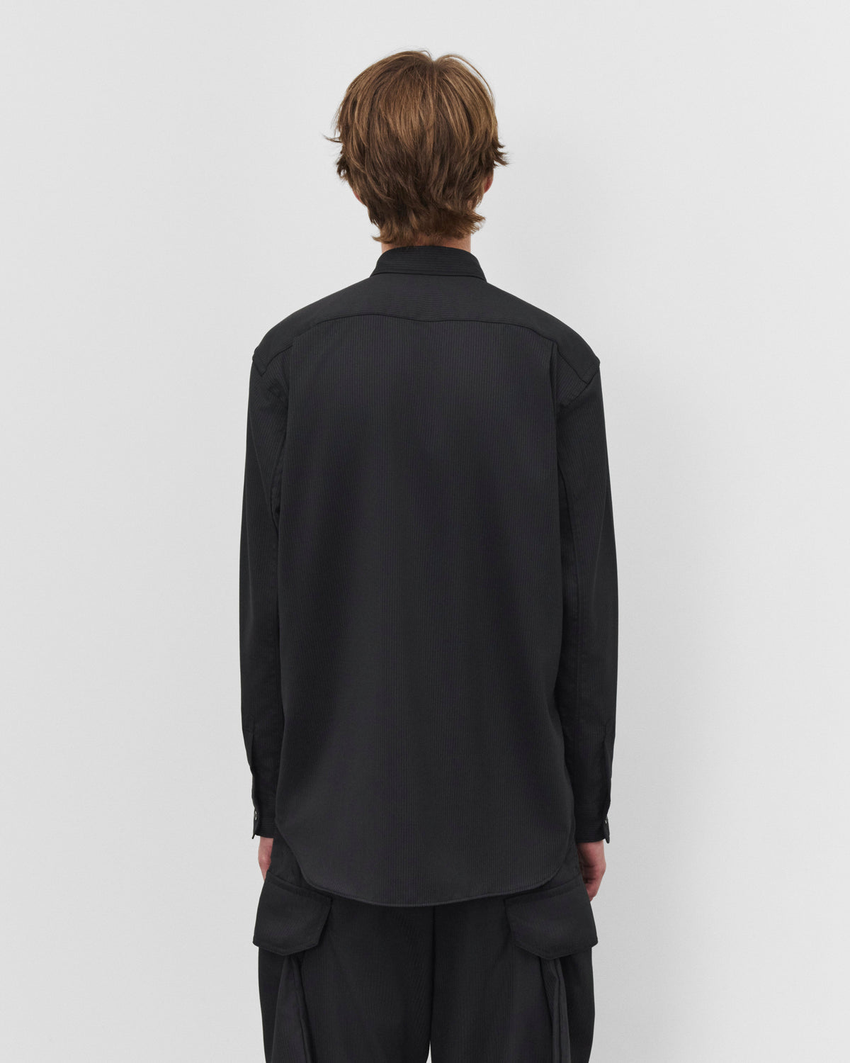 Comme Des Garçons SHIRT - Camicia Pinstripe - Black-Camicie-FR-B502-W26