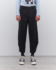 Comme des Garçons SHIRT - Pantalon en Laine FN - P002 - Noir - Pantalons et Shorts - FN - P002 - W24