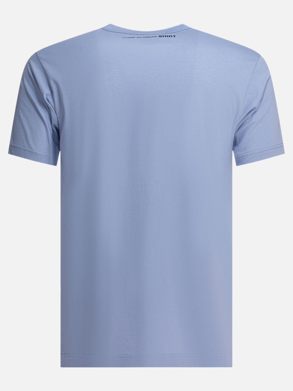 Comme Des Garçons SHIRT – Logo T-shirt FO-T024 – Light blue, back view
