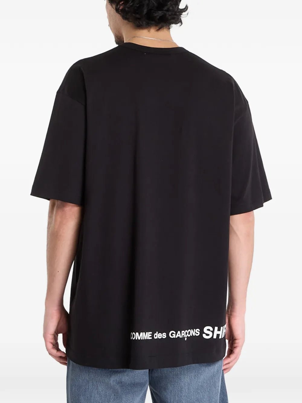 Comme Des Garçons Shirt - Printed Back T-shirt T008 - S26 - Black - T-shirts - FQ-T008-S26