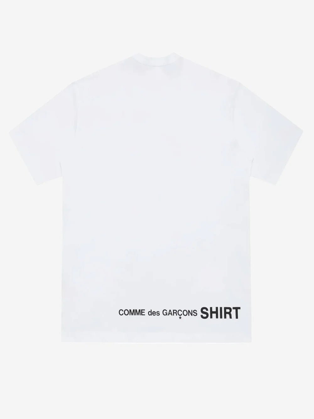 Comme Des Garçons Shirt - Printed Back T-shirt T008 - S26 - White - T-shirts - FQ-T008-S26