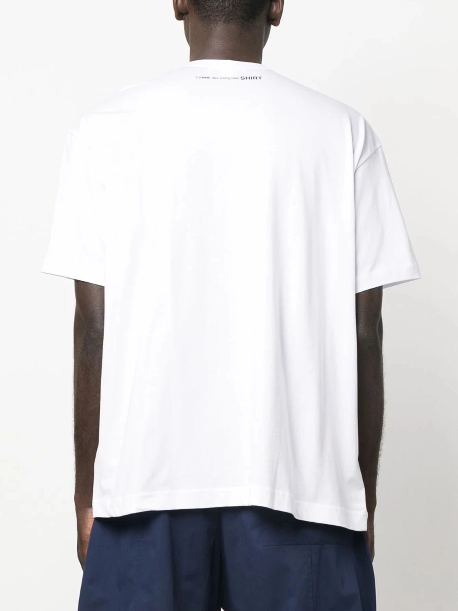 Comme des Garçons SHIRT - T-shirt oversize blanc logo cdg dos FK-T015-S23-4-T-shirts-FK-T015-S23-4