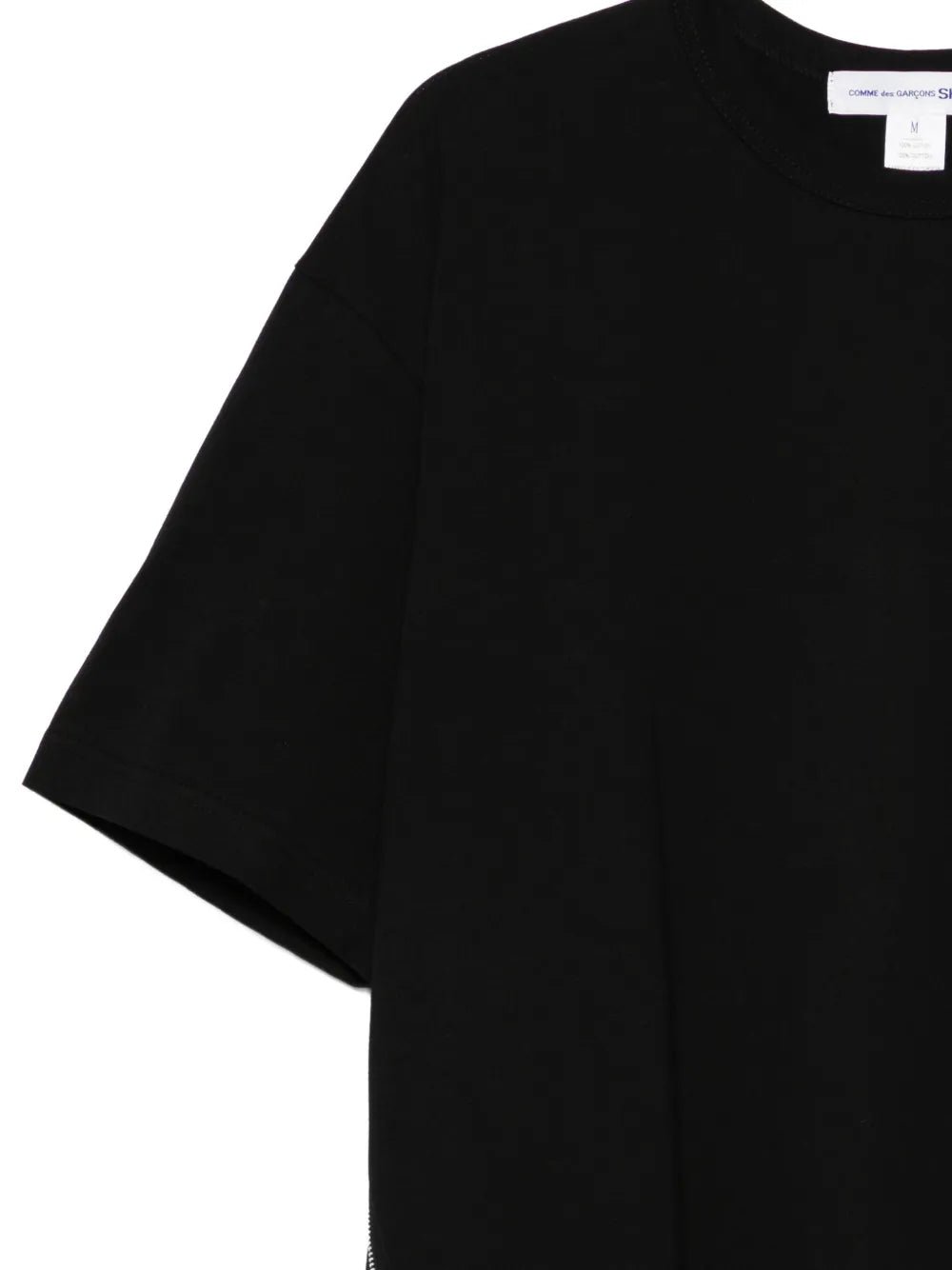 Comme Des Garçons Shirt - Zip T-shirt T010 - S26 - Black - T-shirts - FQ-T010-S26