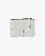 Comme Des Garçons WALLET - Porte Monnaie en Cuir SA8100RH - White - Accessoires - SA8100RH