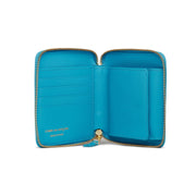 Comme Des Garçons WALLET - Portefeuille en Cuir - Arecalf SA2100 - Blue - Accessoires - SA2100