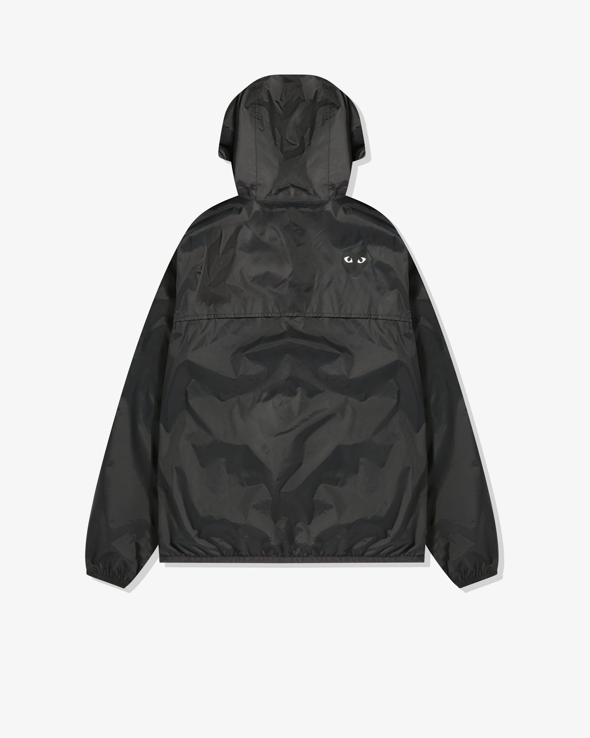 Comme Des Garçons Play x K-Way - Zip Jacket Black Emblem - Black-Vestes et Manteaux-AZ-J507-051