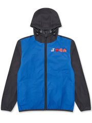 Comme Des Garçons Play x K-Way - Zip Jacket Blue/ Red Heart Logo - AZ-J505-051-Vestes et Manteaux-AZ-J505-051