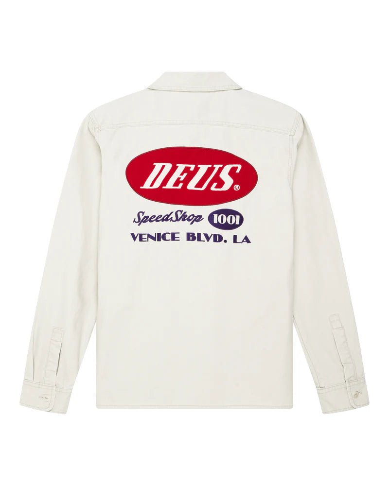 Deus Ex Machina - Tin Lizzie Shirt - Dirty White - Chemises - DUP255932 - DWH