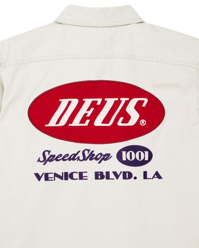 Deus Ex Machina - Tin Lizzie Shirt - Dirty White - Chemises - DUP255932 - DWH