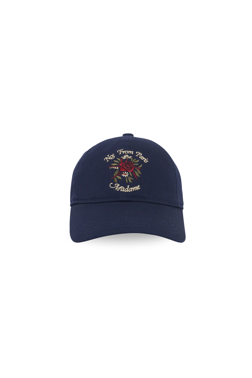 Drôle de Monsieur - La Casquette Slogan Fleurs - Dark Navy - Accessoires - E - CP153 - CO138 - DNY