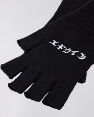 Edwin - Knitted Mittens - Black - Accessoires - I034120