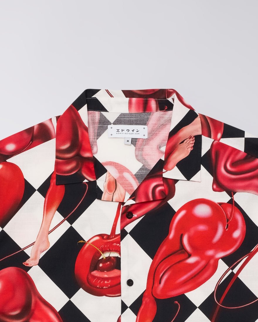 Edwin - Miki Kim Cherry Shirt SS - Multicouleur-Chemises-I036558