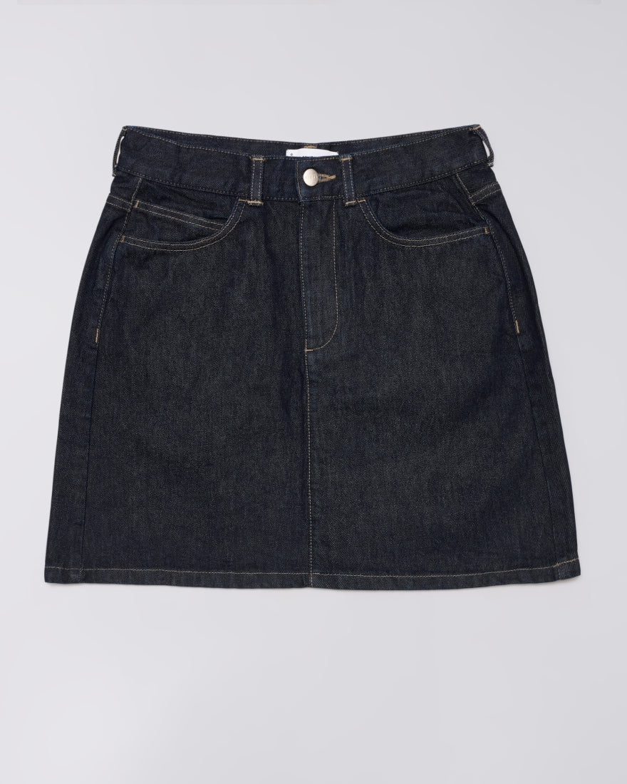 Edwin - W' Palma Skirt - Blue Rinsed-Jupes et Pantalons-I036449