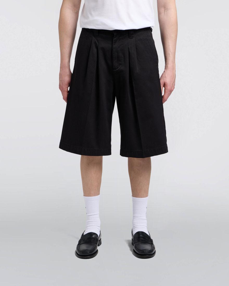 Edwin - Adams Short - Black - Pantalons et Shorts - I034941_89_GD